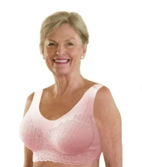 Latex 4.0 Graceful Anti-saggy Breathable Lace Large Size Bra
