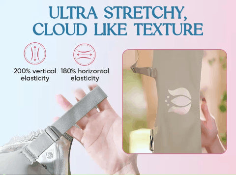 Ultra Soft Front Zip Wireless Lifting Bra