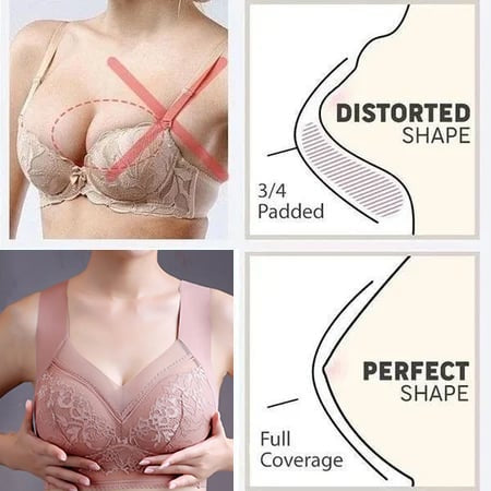 Women's Lace Silk Push Up Bra