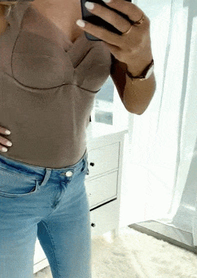 💓Thermal underwear with builat in chest pad