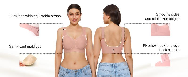💗PROMOTION - 50% OFF💗Elegant. breathable leopard print bra for everyday wear