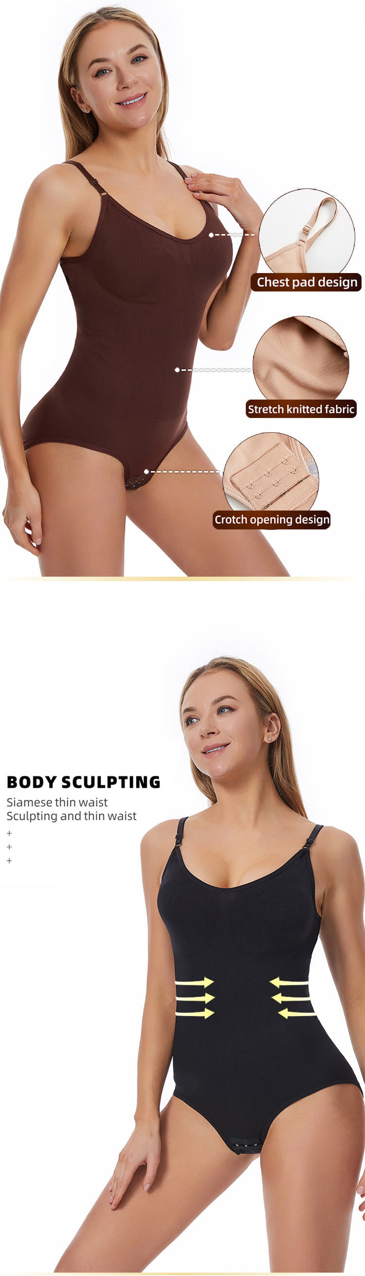 【⏰Buy 1 get 1 free⏰】Tummy Tuck & Hip Lift Traceless One-piece Shapewear