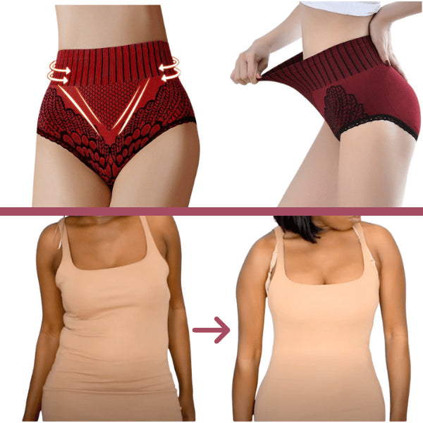 🎁2024 New Year Hot Sale🎁 New WomenS Lace Panties High Waist Underwear