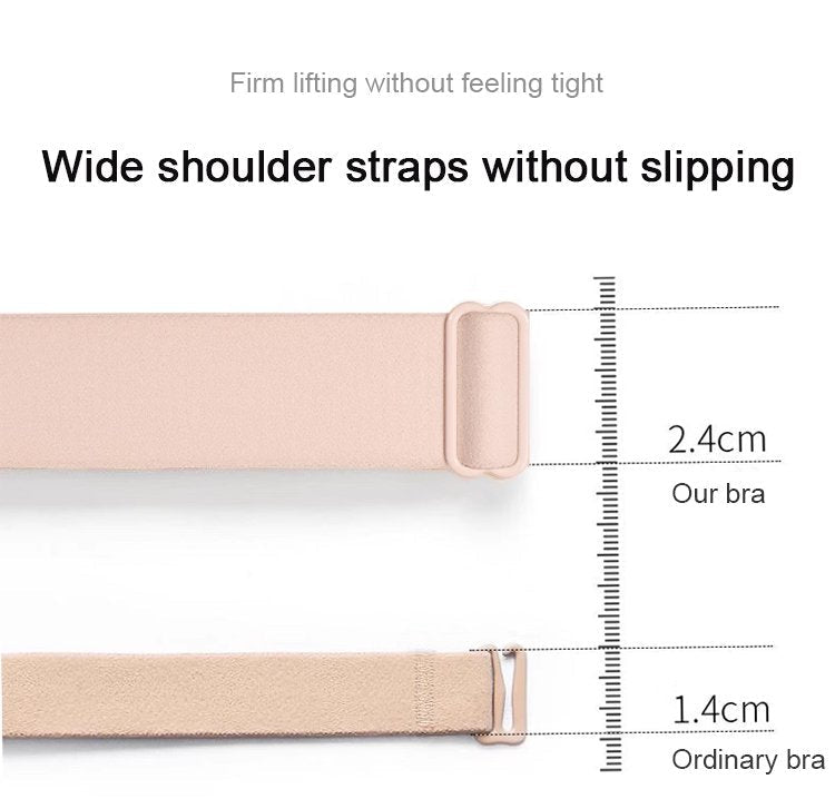 Wireless Non-marking Push-Up Bra with Plus Size