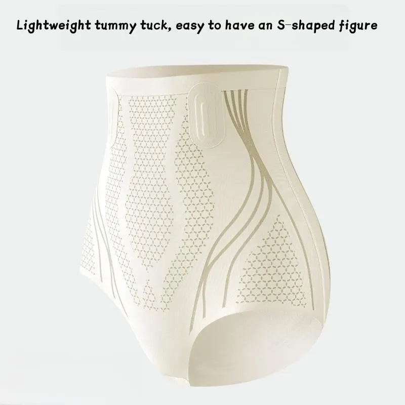 Ice Silk Ion Fibre Repair Shaping Shorts Tummy Control Underpants