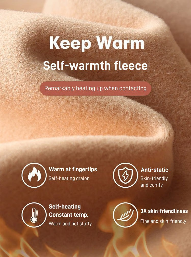 💓Thermal underwear with builat in chest pad