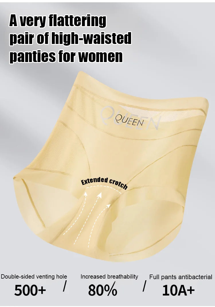 🔥Buy 1 get 1 free🔥[Pear-Shaped Body Savior] Ice Silk High-Waisted Shaping Panties