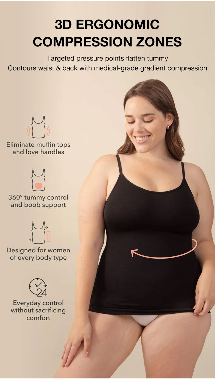 【 buy1 get 1 free】All Day Shaping Comfort Stretch Camisolei