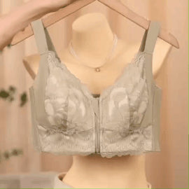 Ultra Soft Front Zip Wireless Lifting Bra