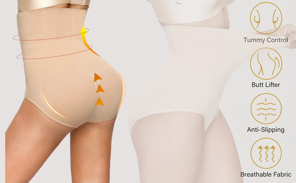 【⏰Last Day⏰Buy 1 get 1 free】High Waist Tummy Control Shapewear Panties