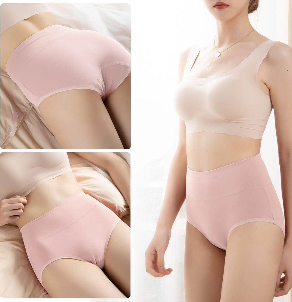 🔥Large size pure cotton antibacterial anti-leakage physiological underwear