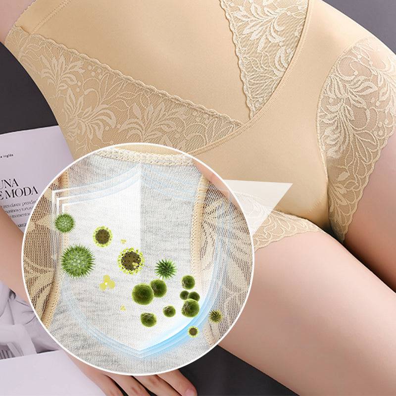 🔥Buy 1 get 2 free🔥2026 New-💫Women's high-stretch lace breathable belly cinching. buttock lifting and shaping pants