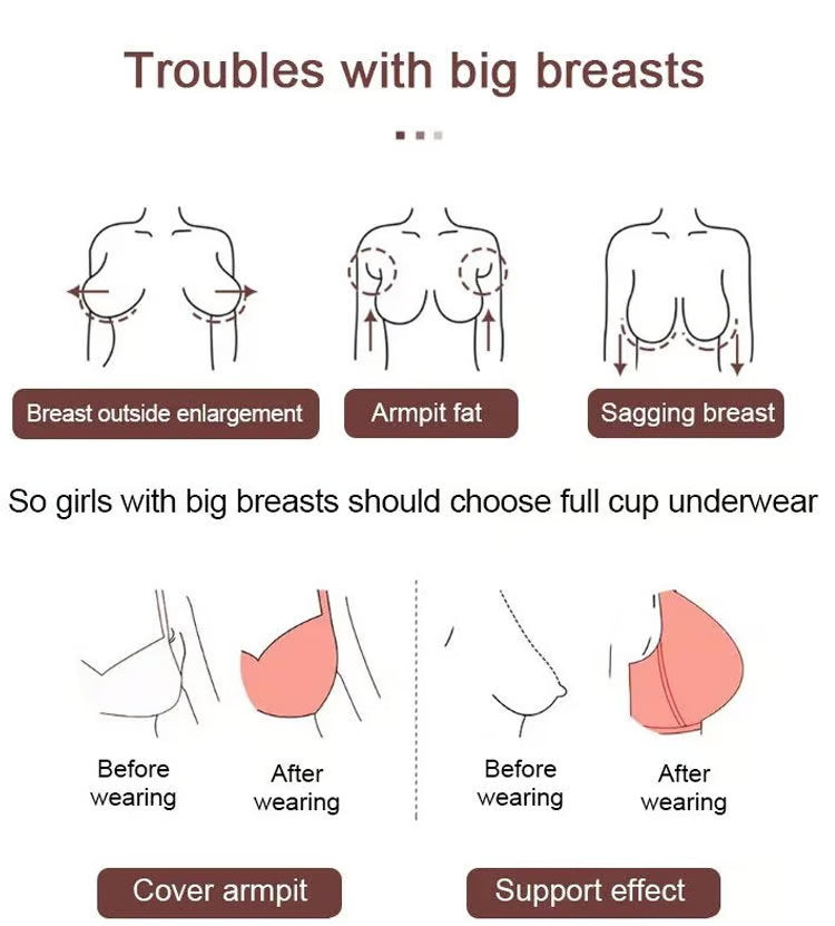 🎉Plus Size Wireless Bra -Seamless Full Coverage T-Shirt Bra
