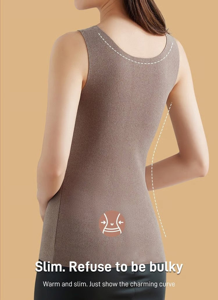 💓Thermal underwear with builat in chest pad