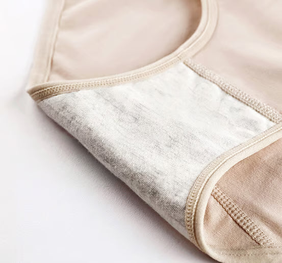 🔥-High waist plus size cotton antibacterial and leak-proof physiological underwear