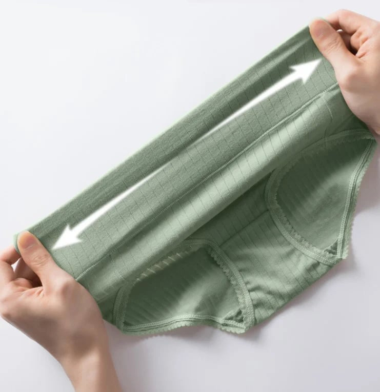 🔥High waist plus size cotton antibacterial and leak-proof physiological underwear