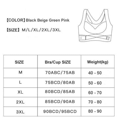 SHOCKPROOF PUSH UP SPORTS BRA