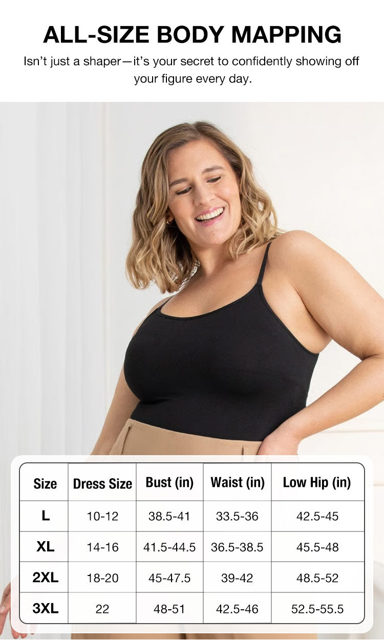 【⏰19.9 Mega Sale-All⏰】All Day Shaping Comfort Stretch Camisolei