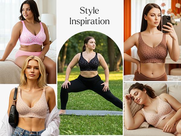 💗PROMOTION - 50% OFF💗Elegant. breathable leopard print bra for everyday wear