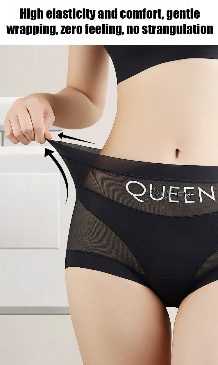 🔥Buy 1 get 1 free🔥[Pear-Shaped Body Savior] Ice Silk High-Waisted Shaping Panties