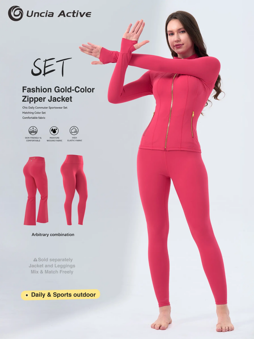 Women's Brushed Sporty Tracksuit Set