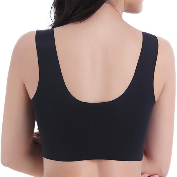 ROSY LIFT BRA –Plus Size Comfort Extra Elastic Wireless Support Lace Bra (Size runs the same as regular bras)