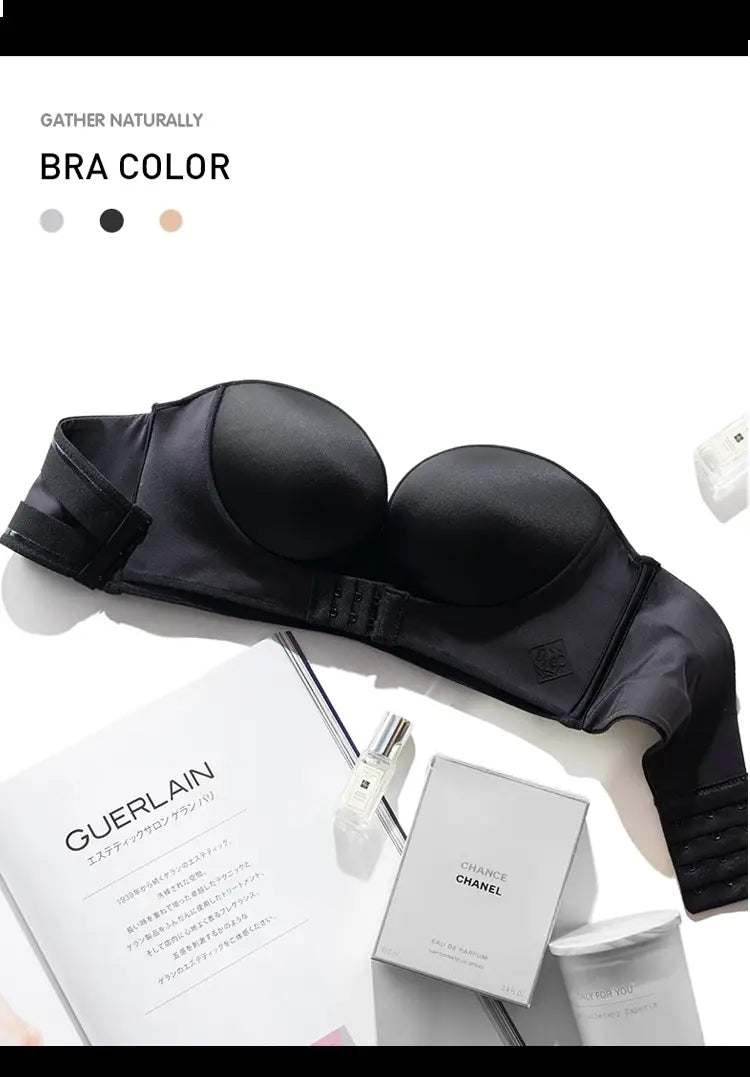STRAPLESS FRONT CLOSURE BRA