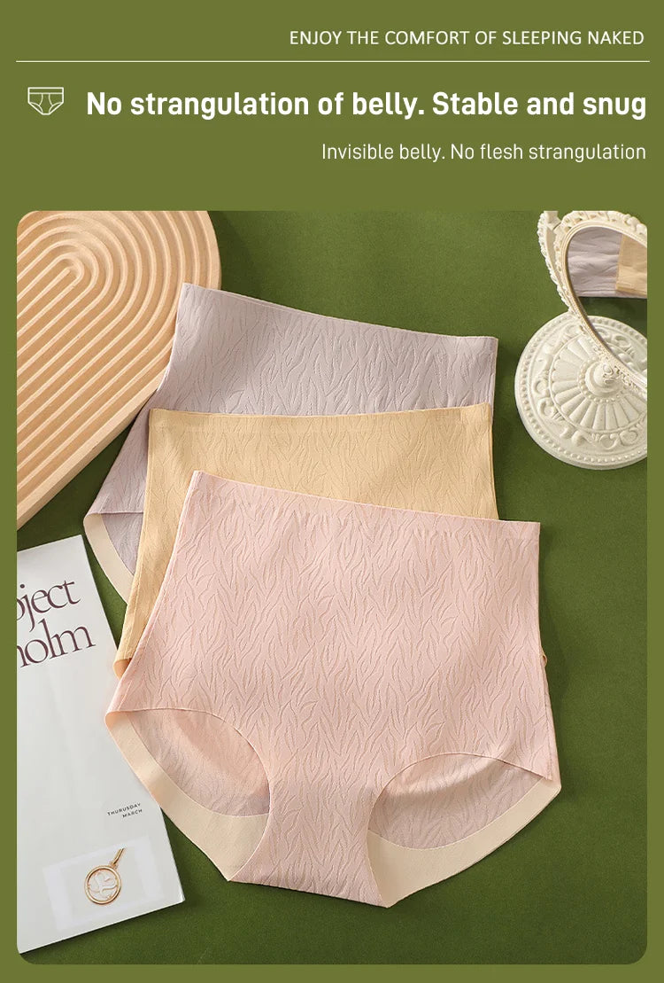 FEMALE HIGH WAISTED NON MARKING NUDE PANTIES