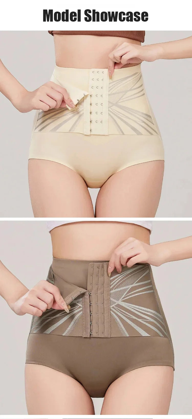 2-Pack Waist Buttoned Tummy Control Shaping Pants for Women | Butt-Lifting, M–XL