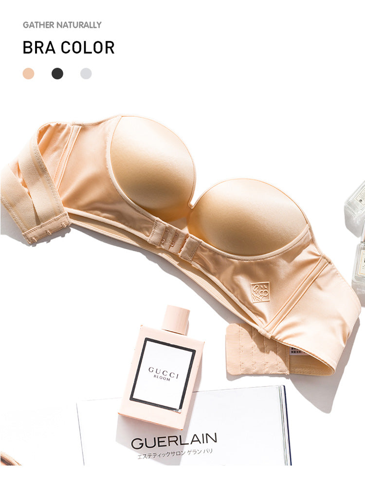 STRAPLESS FRONT CLOSURE BRA