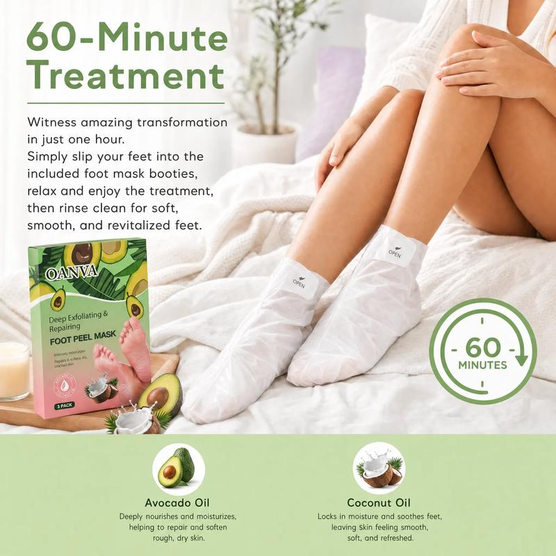 OANVA Exfoliating Foot Peel Mask