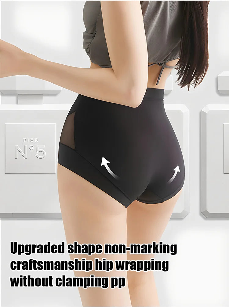 🔥Buy 1 get 1 free🔥[Pear-Shaped Body Savior] Ice Silk High-Waisted Shaping Panties