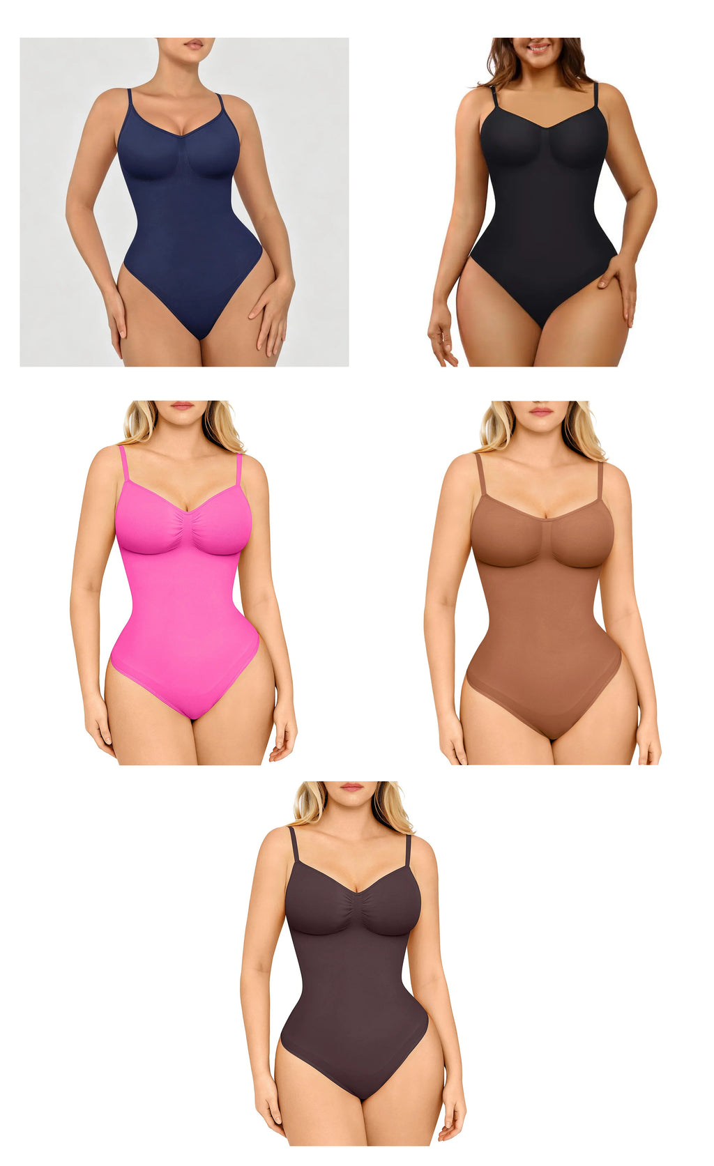 FeelinGirl Thong Bodysuit Shapewear | Tummy Control & Slimming