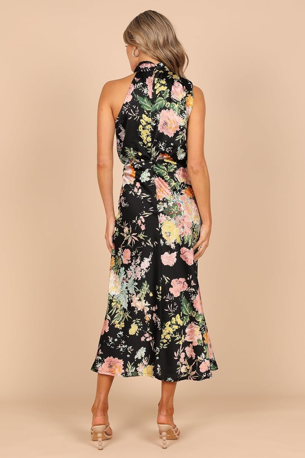 Anabelle Halter Neck Midi Dress