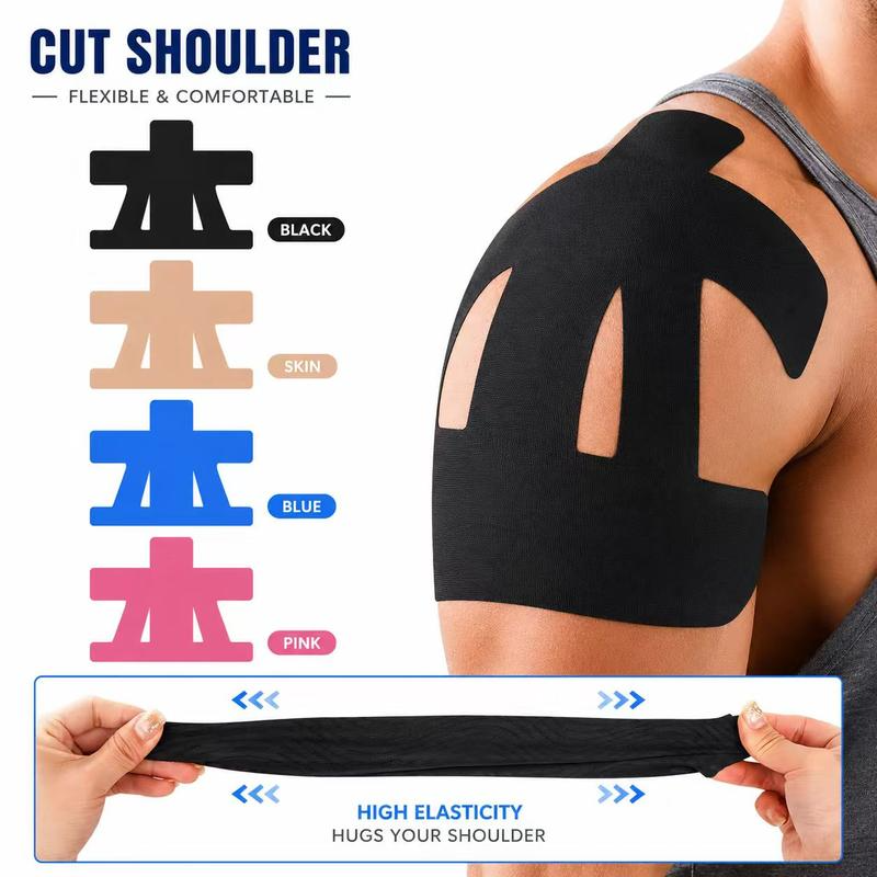 Pre-Cut Shoulder Kinesiology Tape – 10 Pack