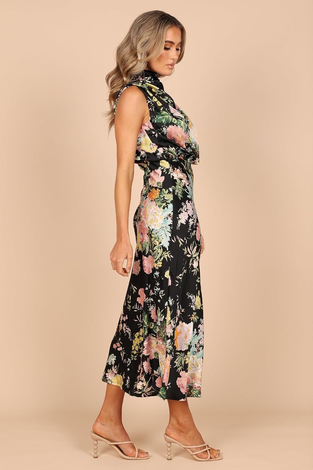 Anabelle Halter Neck Midi Dress