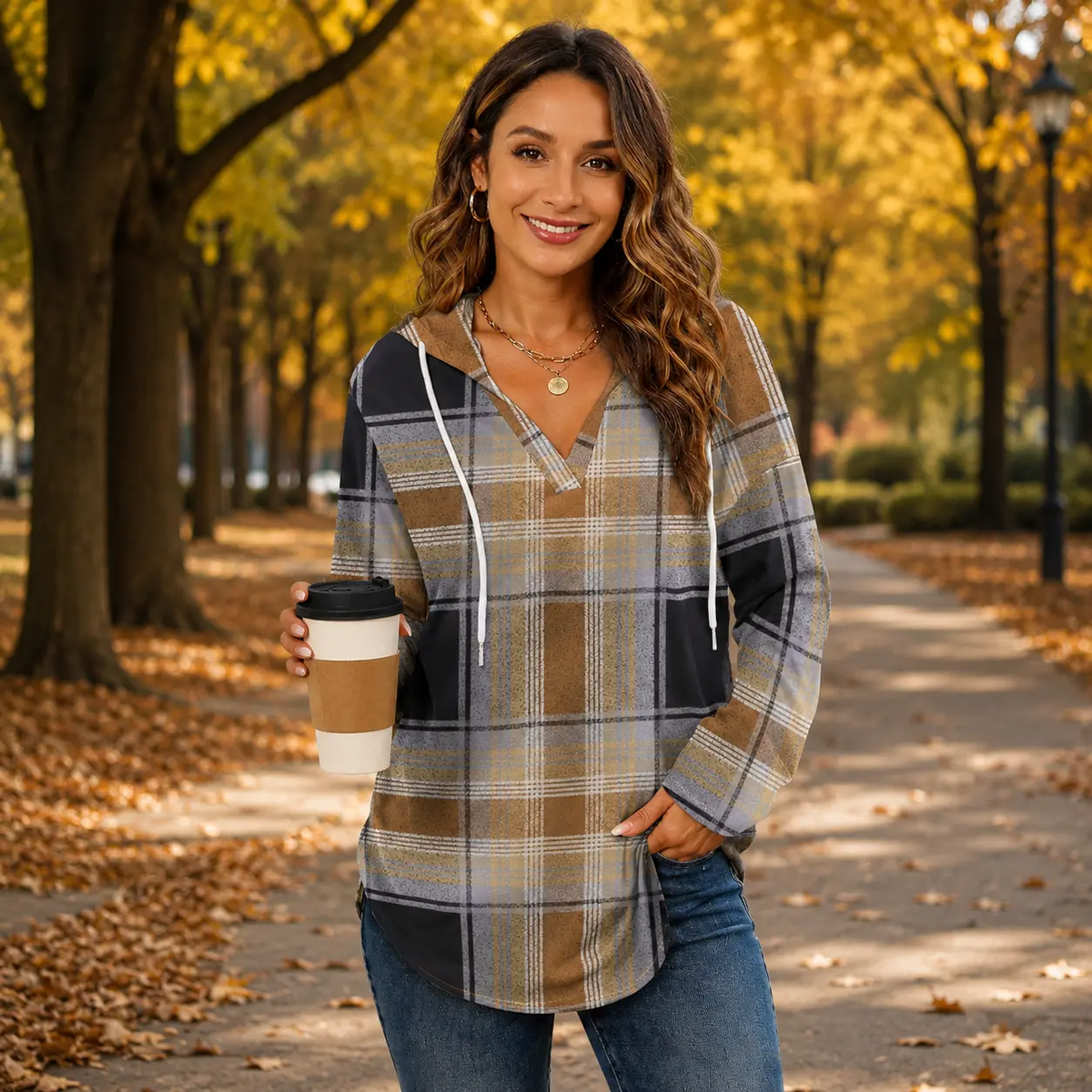 WIHOLL Oversized Pullover Hoodie for Women