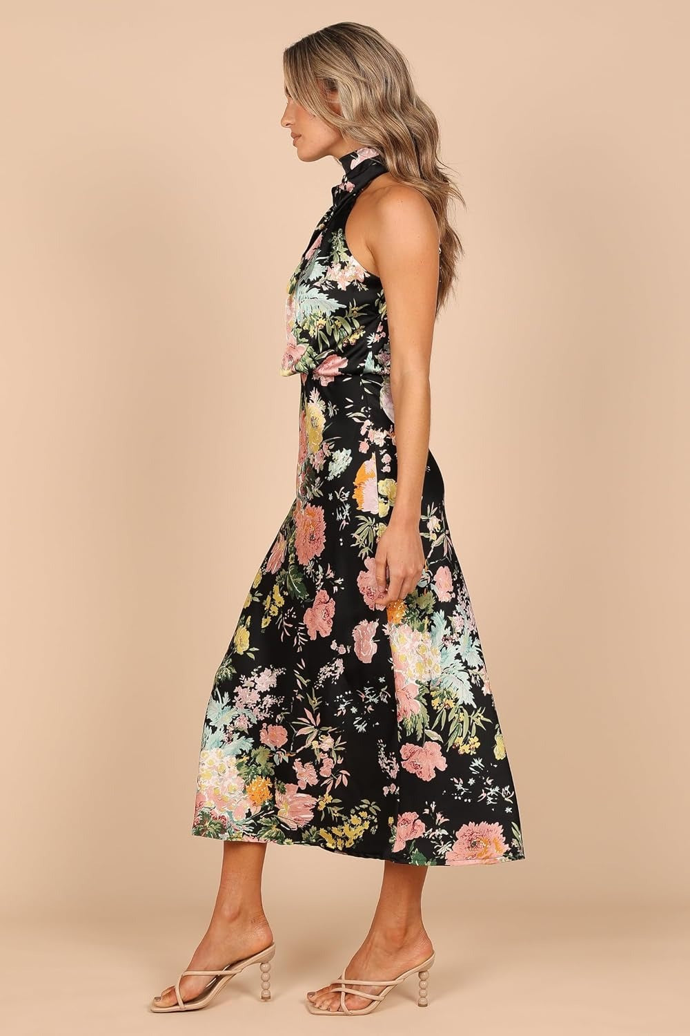 Anabelle Halter Neck Midi Dress