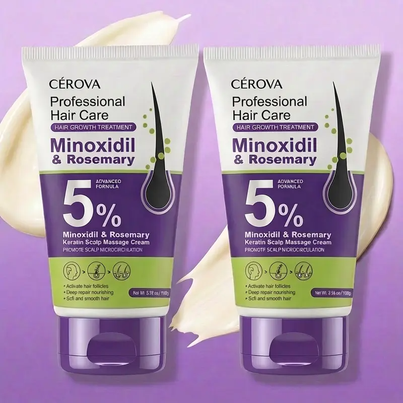 CÉROVA 5% Minoxidil & Rosemary Scalp Massage Cream