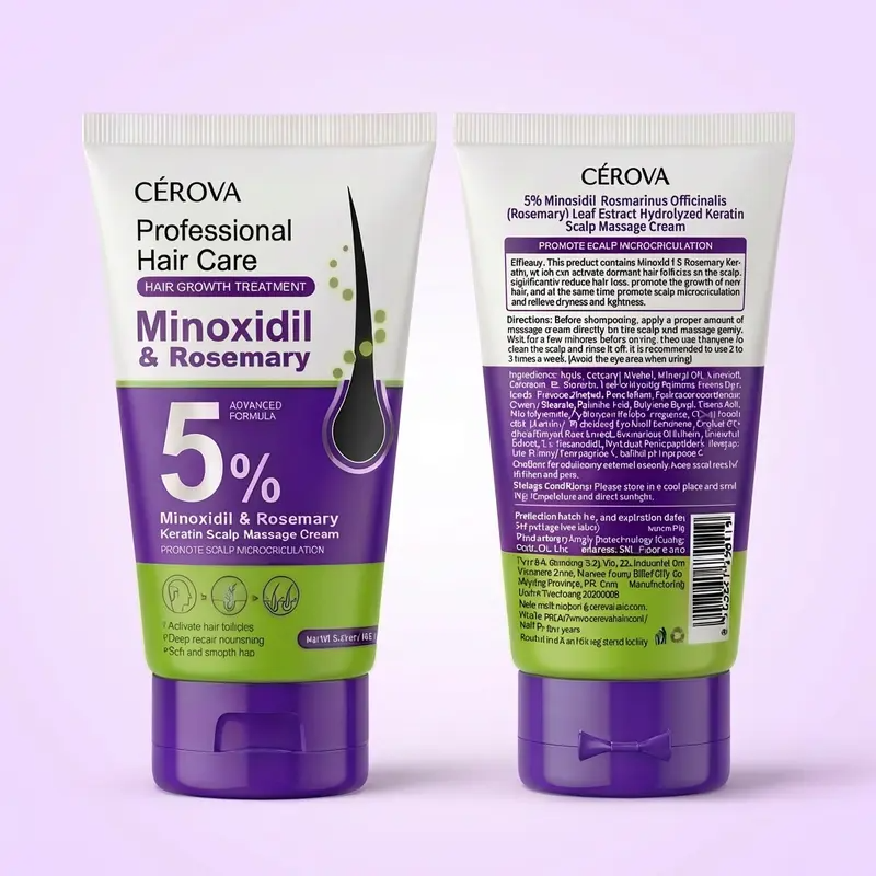 CÉROVA 5% Minoxidil & Rosemary Scalp Massage Cream