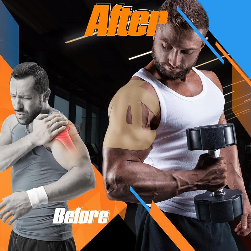 Pre-Cut Shoulder Kinesiology Tape – 10 Pack