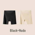 Women High-waist Ice Silk Underwear with Tummy-control Hip-lifting