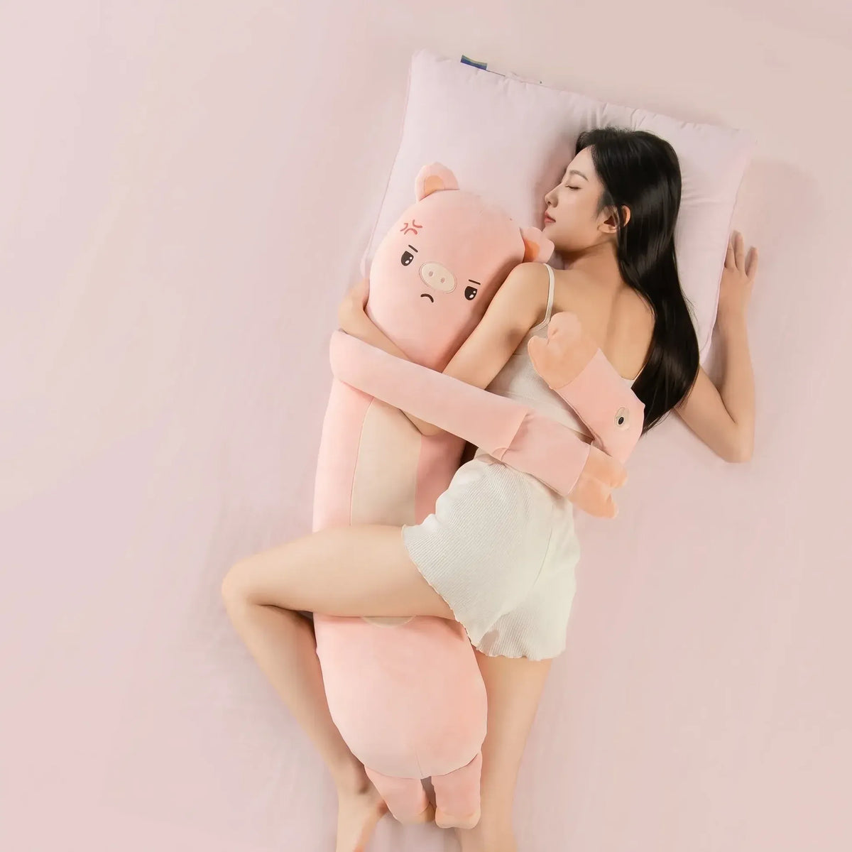 Long-Arm Plush Hugging Body Pillow