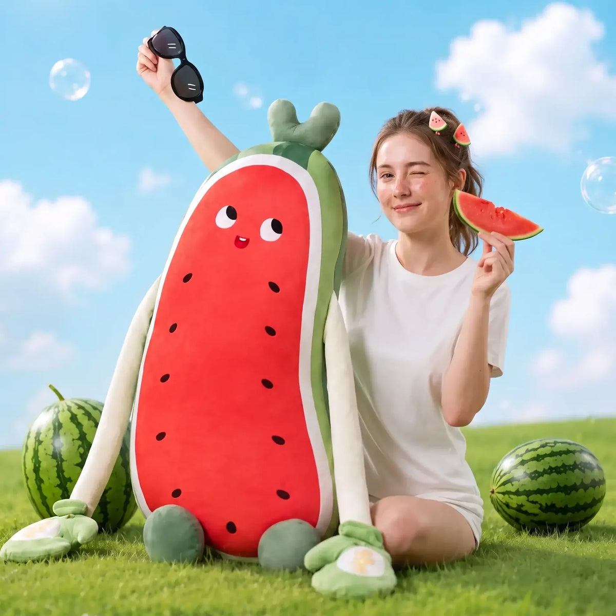 Long-Arm Plush Hugging Body Pillow