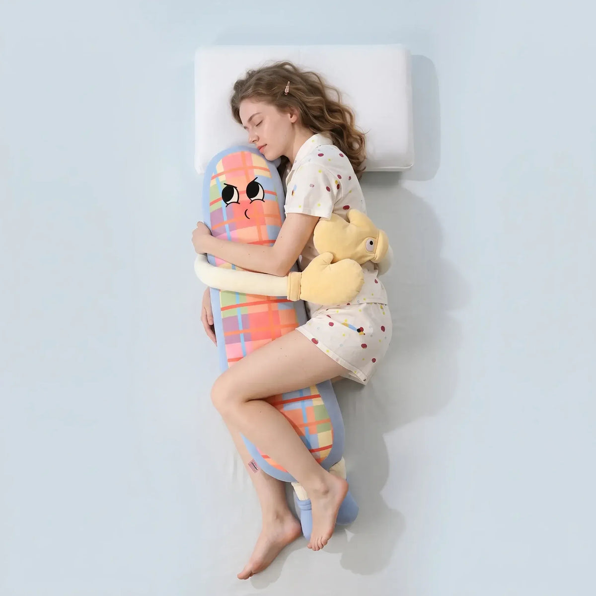Long-Arm Plush Hugging Body Pillow